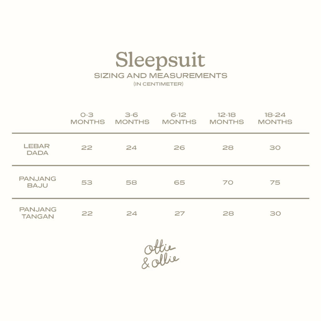 Ottie & Ollie Sleepsuit in Bluebell Check