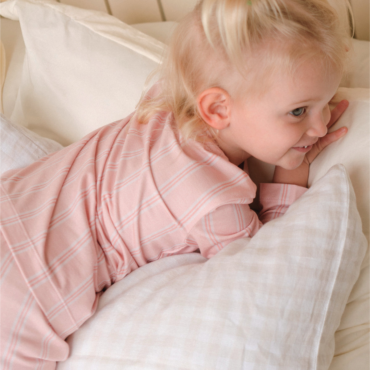 Ottie & Ollie Long Pyjamas Set in Rosie Stripes