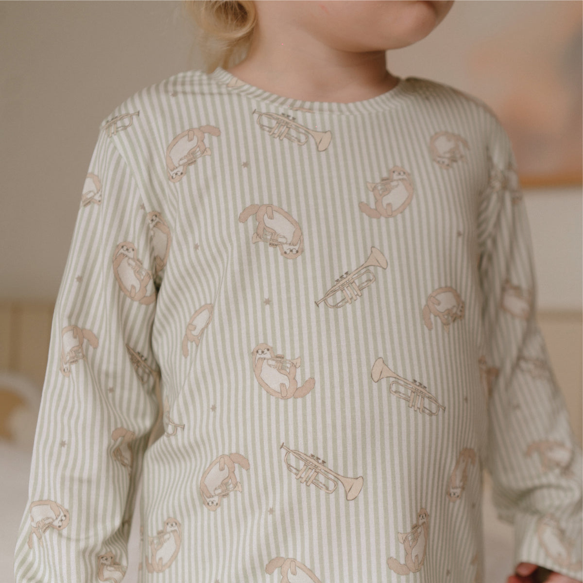 Ottie & Ollie Long Pyjamas Set in Little Symphony