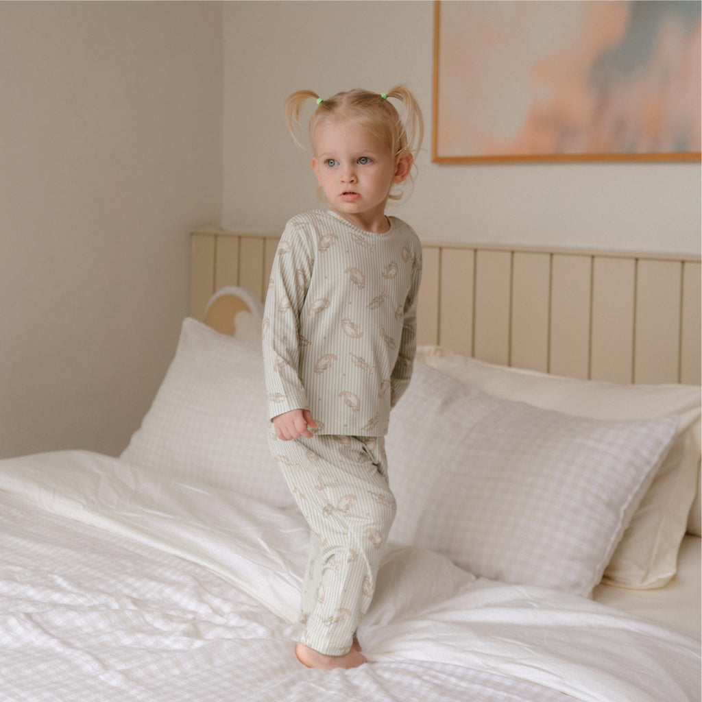 Ottie & Ollie Long Pyjamas Set in Little Symphony
